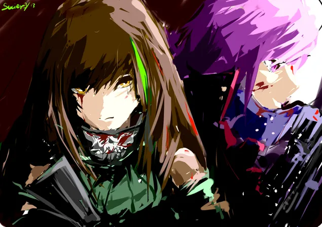 Linia frontu dla dziewcząt — M4A1 i AR15 4K tapeta