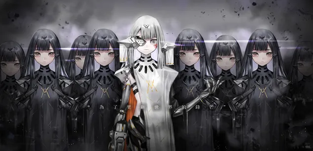 Equip de noies de primera línia 4K fons de pantalla