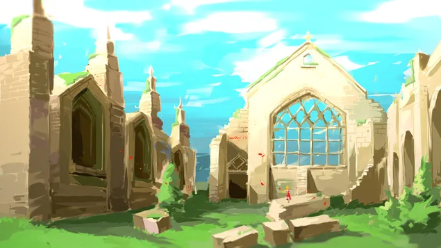 Linia frontu dziewcząt — miejsce obietnicy HD tapeta