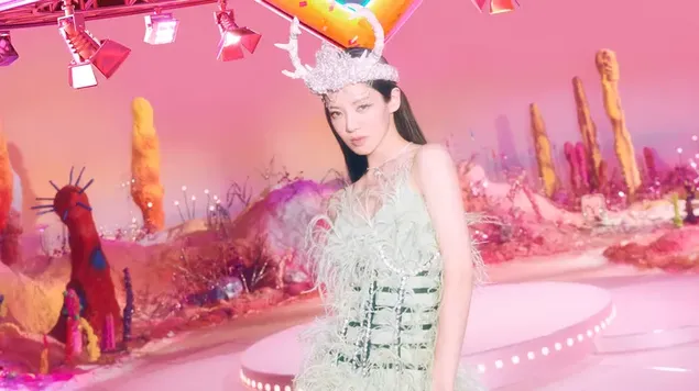 «Hyoyeon» نسل دختران در آلبوم Forever 1 (Cosmic Festa) عکسبرداری کاغذدیواری  4K