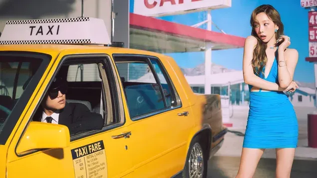 girls' generation 'taeyeon' - forever 1 album (mr. taxi teaser) photoshoot stiahnut