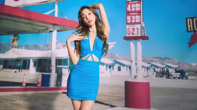 少女时代“泰妍”在 Forever 1 专辑 (Mr. Taxi Teaser) 拍摄 4K 壁纸