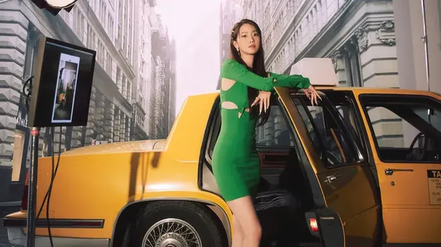 少女時代“允兒”在 Forever 1 專輯 (Mr. Taxi Teaser) 拍攝 4K 壁紙