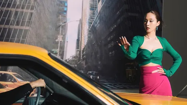 Páipéar balla Giniúint na gCailíní 'Yuri' : Albam 1 go Deo (An tUasal Taxi Teaser) Photoshoot4K