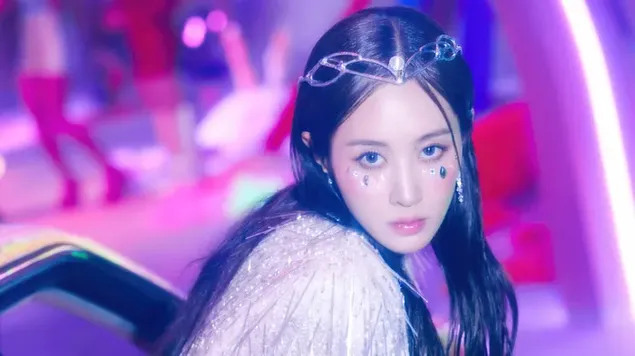 Páipéar balla Giniúint na gCailíní 'Yuri' in Albam Deo 1 (Cosmic Festa) Photoshoot4K