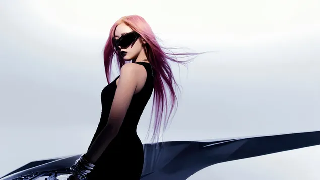 Hình nền Giselle từ Aespa cho Mini Album 'Whiplash' (Phiên bản Unbeatable Beat) Chụp ảnh 4K