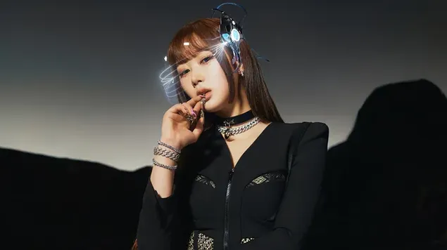 'Žizele' no Aespa - 'Girls' albuma fotosesija 4K fona tapete