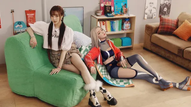 'Žizele' no Aespa — 'Girls' [Real World Ver.] Album Photoshoot 4K fona tapete