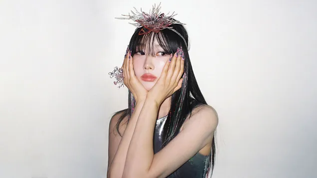 giselle di aespa nel servizio fotografico supernova mv scarica