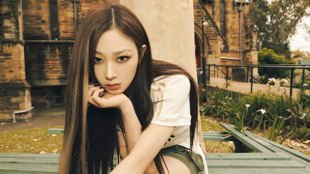 Giselle จาก Aespa (Kpop Band) - My World Album Shoot 4K วอลเปเปอร์