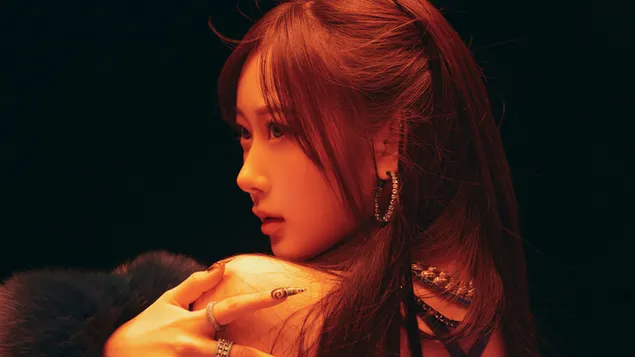 Aespa 的 Giselle - Supernova MV 拍攝 4K 壁紙