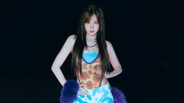 에스파의 '지젤' - 슈퍼노바 뮤직비디오 촬영 4K 배경화면