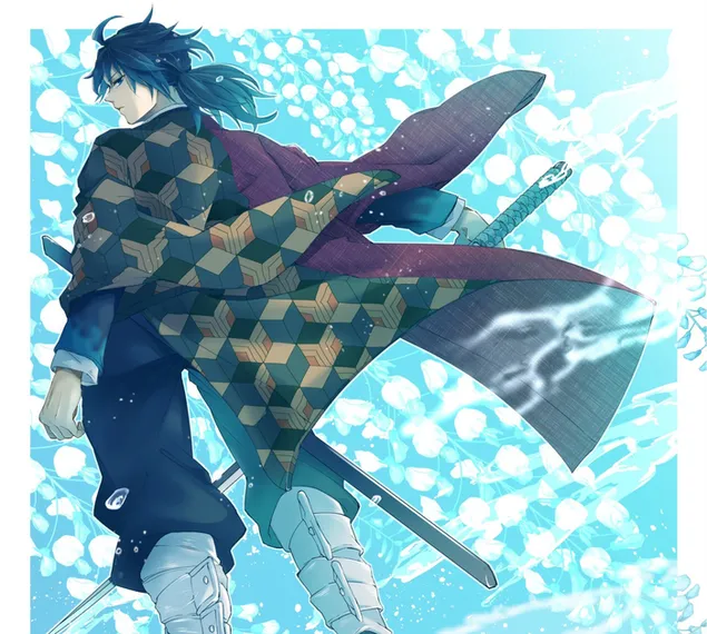 Giyuu Tomioka - Kimetsu No Yaiba HD wallpaper