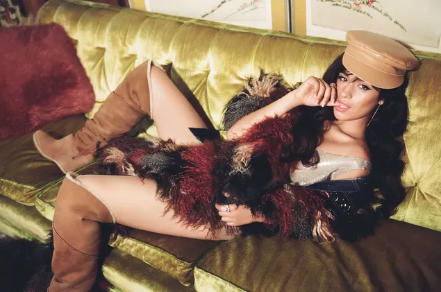 براقة "كاميلا كابيلو" | المغني الكوبي الأمريكي 4K خلفية