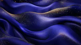 Glitter-Embellished Silk Waves with a Soft Gradient 8K wallpaper