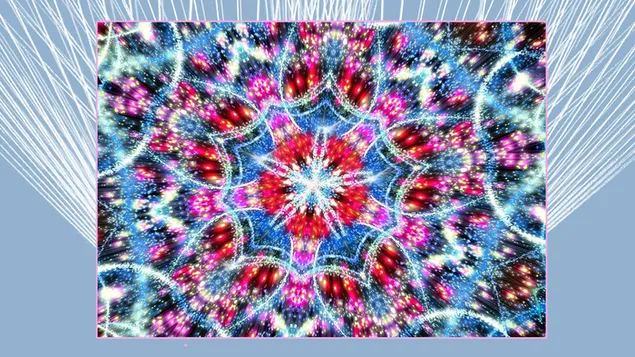 Glitter kaleidoscope