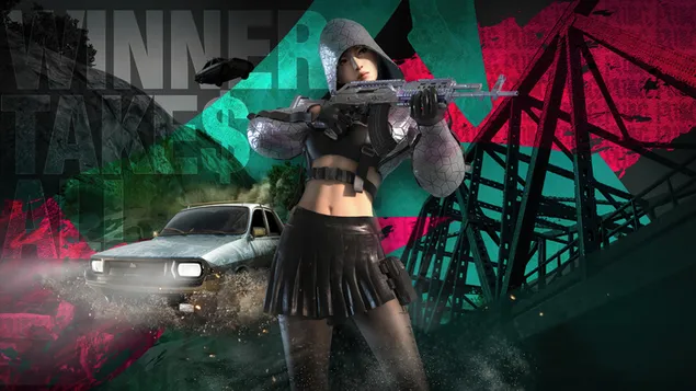 Global Invitational (2021) ライフル ガール - PlayerUnknown's Battlegrounds (PUBG) 4K 壁紙