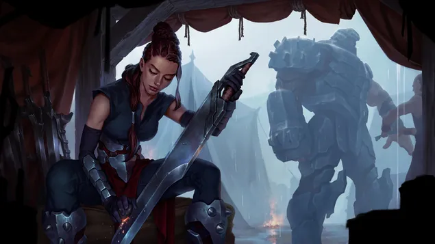 descarcare gloryseeker ,,trifarian'' (legends of runeterra) - league of legends (lol)