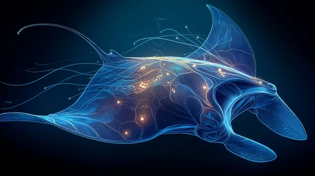 glow manta ray download