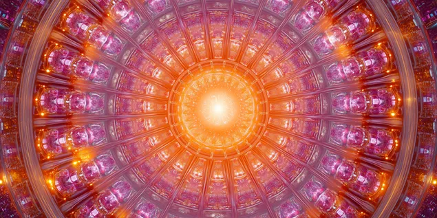 patro calidoscopic brillant amb detalls fractals intricats baixada