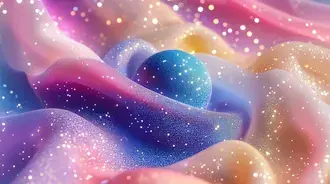 Orbe Brilhante: Uma Harmonia de Cores e Luz 8K papel de parede