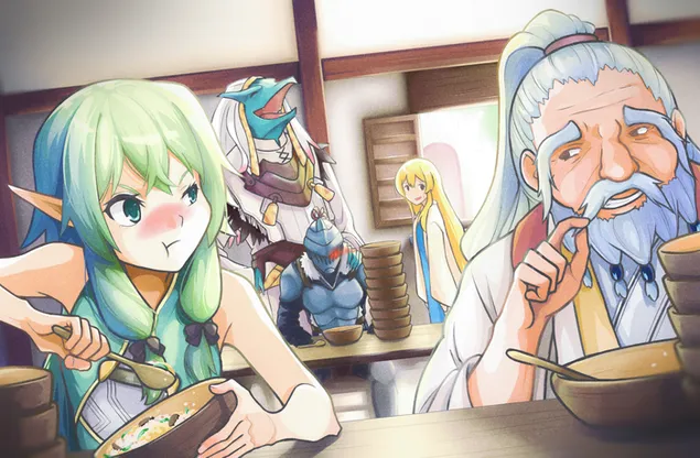 Ταπετσαρία Goblin Slayer χαρακτήρες Anime 2K