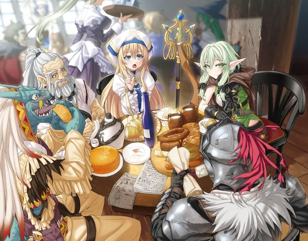 Goblin Slayer Party Time 2K wallpaper