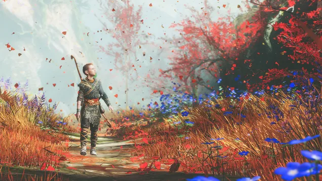 God of War 4 (videojuego) - Atreus 2K fondo de pantalla