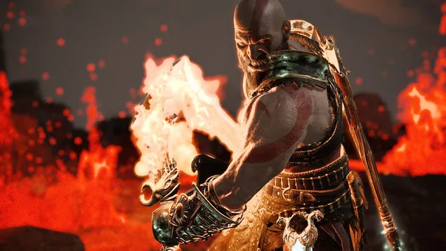 God of War 4 (videojuego): Semidiós Kratos HD fondo de pantalla