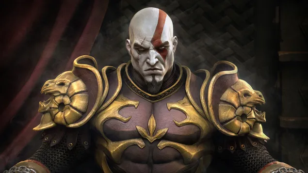 Juego God of War - Armadura de Kratos 8K fondo de pantalla