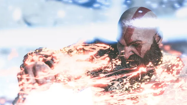 God of War game - Kratos magic powers