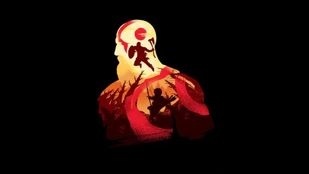 God of War - Kratos (minimalist art) download