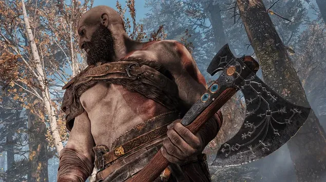Dios de la Guerra Ragnarok Kratos Hacha