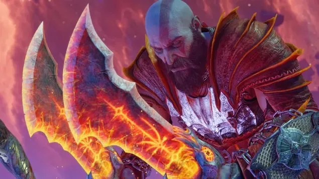Muat turun God of War Ragnarok - Blades of Chaos Kratos
