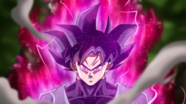 Goku y su poder rojo de ira 4K fondo de pantalla