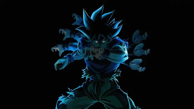 Goku y su poder de múltiples manos 4K fondo de pantalla