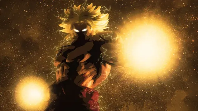 Goku Anger Shown In His Hands Power HD wallpaper download