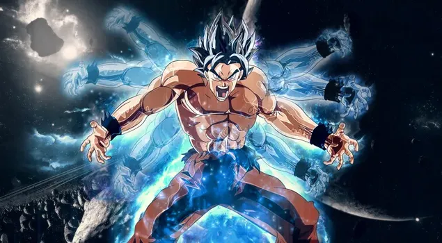Goku eight arm power 4K wallpaper