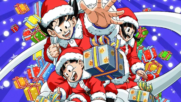 Goku Gohan Chichi (Navidad)
