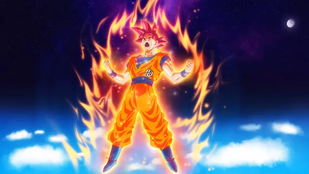 Goku Súper Saiyajin Dios