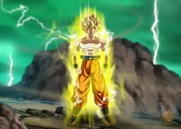 Goku verwandelt sich in Super Saiyajin 2 – Namek Saga
