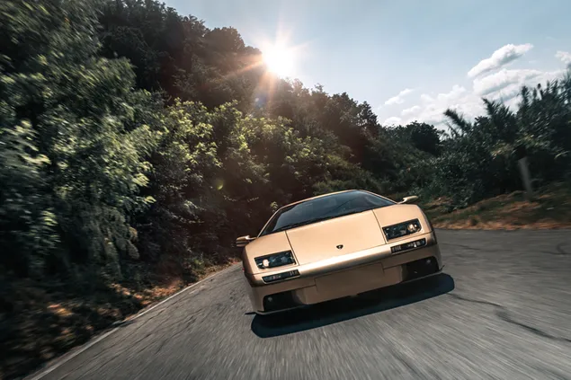 Tapeta Zlaté Diablo Lamborghini 4K