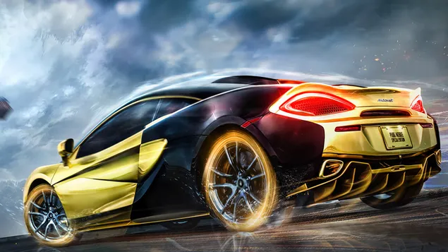 Gold McLaren Sports Car - PlayerUnknown's Battlegrounds (PUBG) 4K wallpaper  download