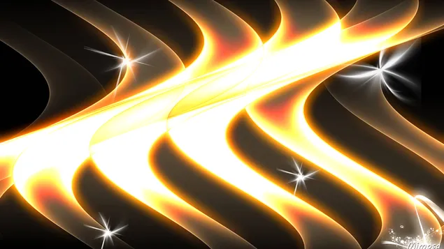 Ταπετσαρία Κύματα χρυσού HD