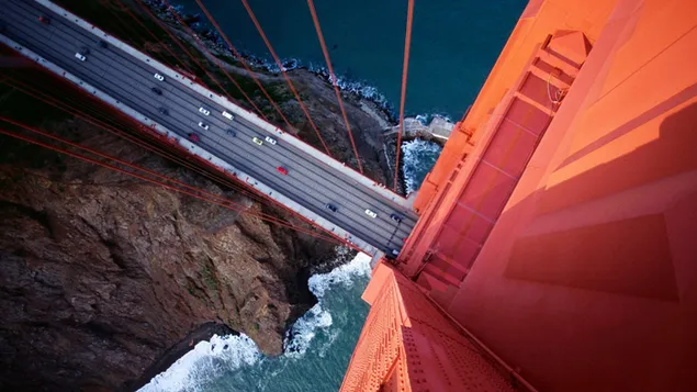 Puente Golden Gate, vista de pájaro