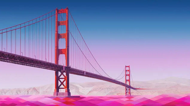 ゴールデンゲートブリッジ-サンフランシスコ：カリフォルニア 4K 壁紙