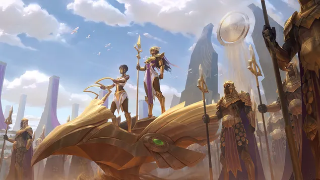 Golden Herald (Legends of Runeterra) - League of Legends (LOL) 4K sfondo