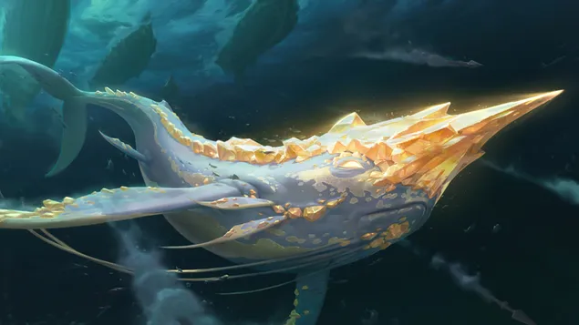 Ταπετσαρία Golden Narwhal (Legends of Runeterra) - League of Legends (LOL) 4K