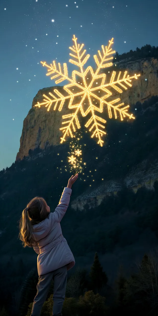 caloga sneachta orga agus caithnini draiochta ar aill gheimhridh ioslodail