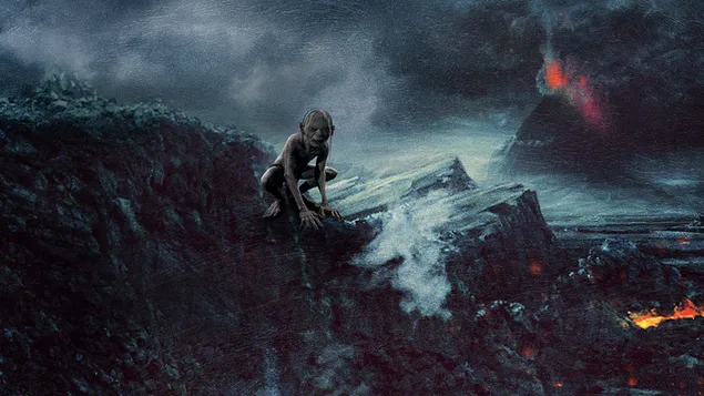 Gollum - Władca Pierścieni: Dwie Wieże 4K tapeta